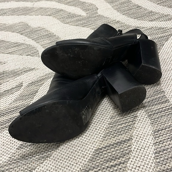 Aldo open toe leather ankle booties - Picture 4 of 5